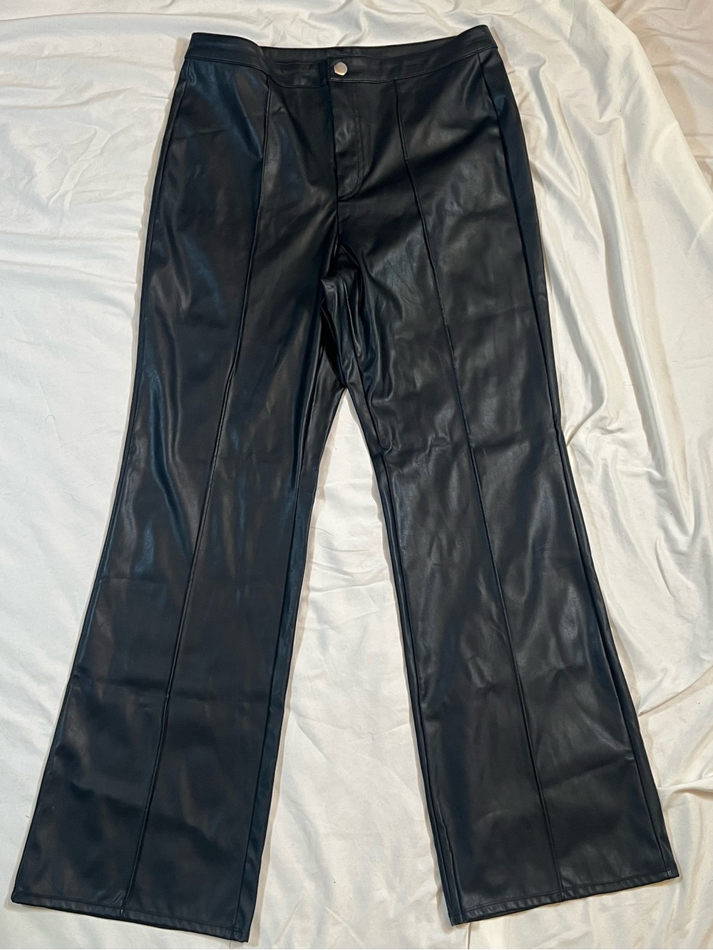 Wild Fable Black Faux Leather Pants - Classic Straight Leg